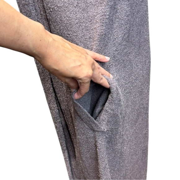 Barefoot Dreams CozyChic Lite Long Ribbed Open Cardigan with Pockets Size L - Picture 4 of 8